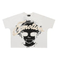 Mixed Emotion Cropped Graphic Tee