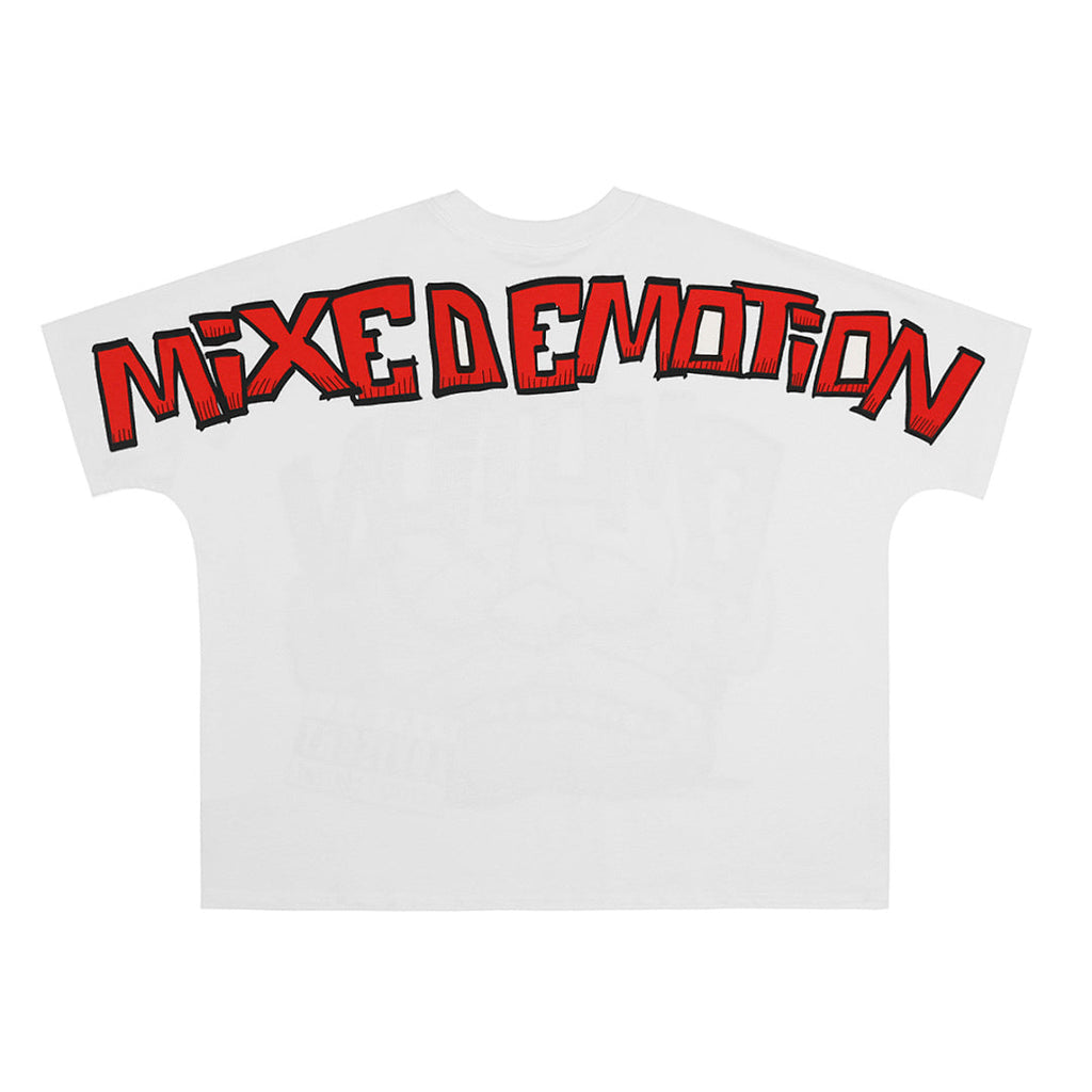 Mixed Emotion Graphic Skull Tee