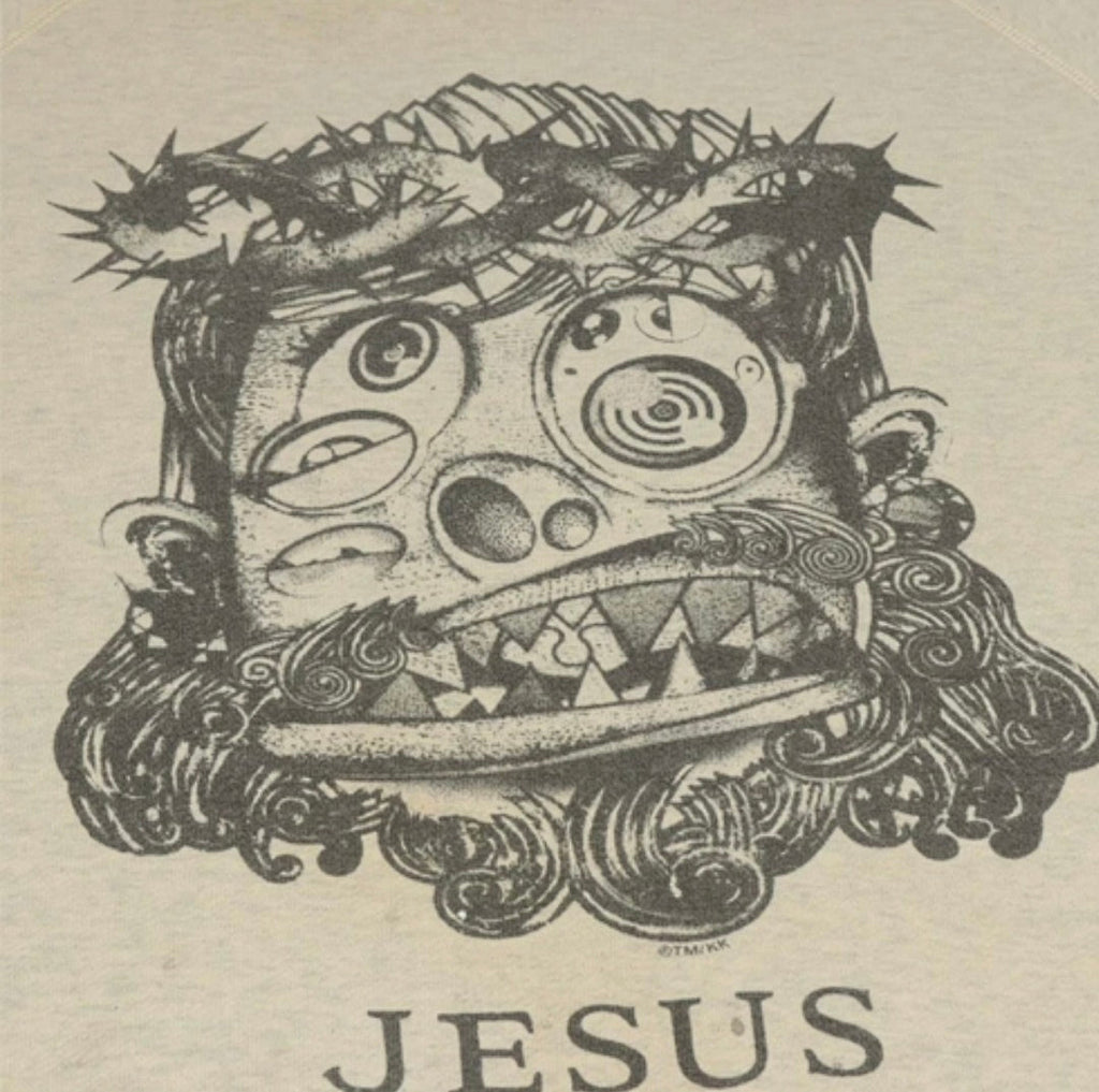Saint Michael ST121 Jesus Crest Sleeve Graphic Sweatshirt