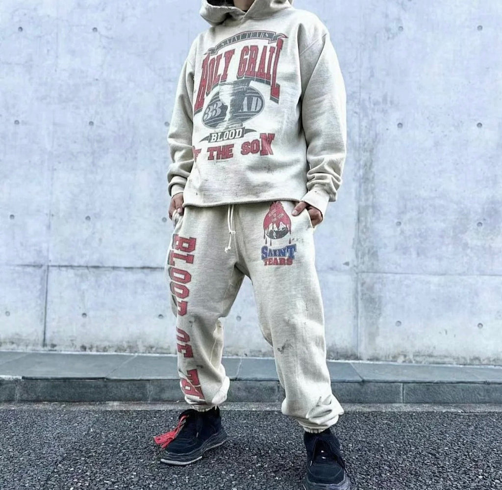 Saint Michael ST142 Blood of The Sun Graphic Sweatpants