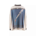 Saint Michael High-Collar Lightning & Arch Logo Sweatshirt