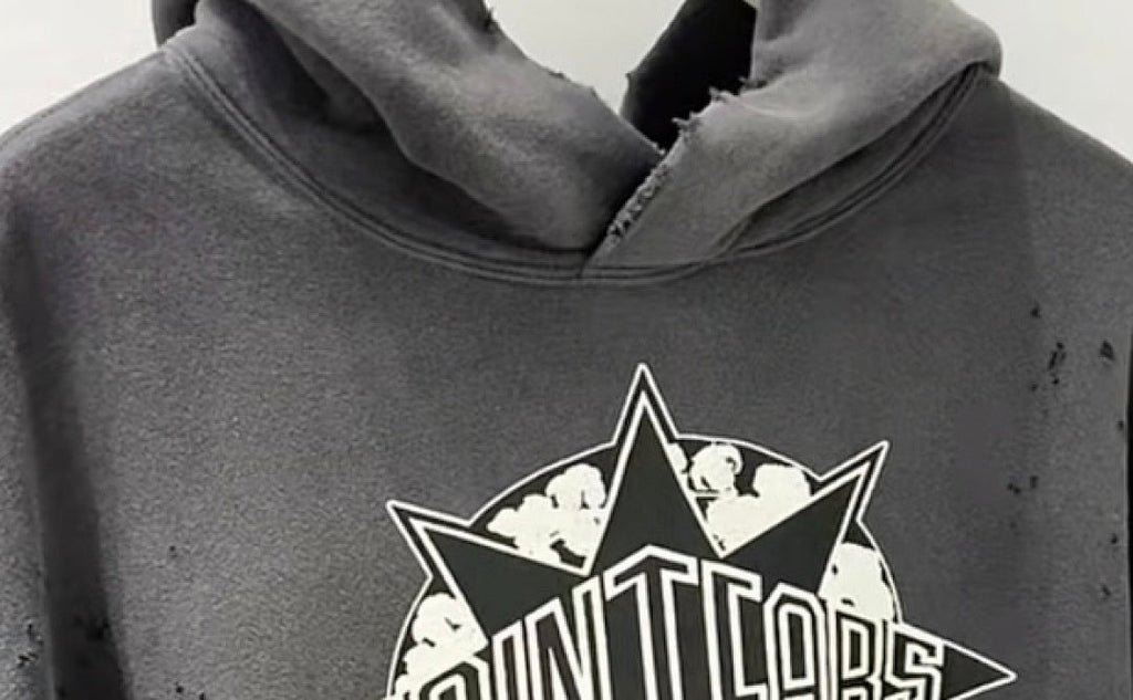 Saint Michael ST915 Gothic Cross Graphic Hoodie