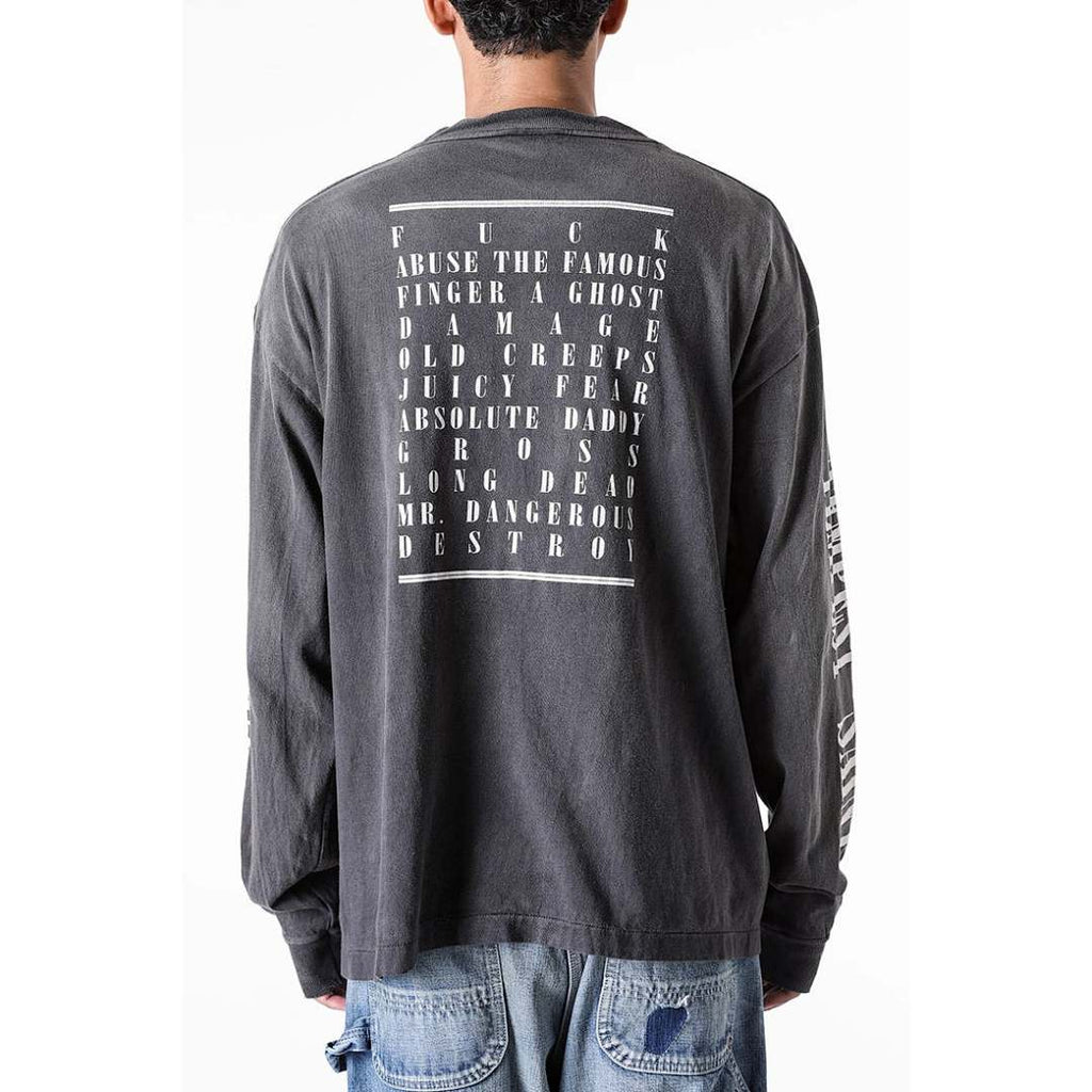 Saint Michael Tempest Graphic & Back Script Sweatshirt