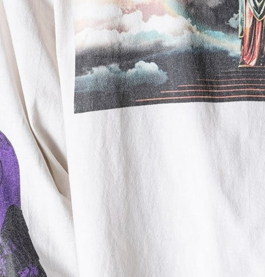 Saint Michael Fine Art Graphic & Back Typography Sweatshirt