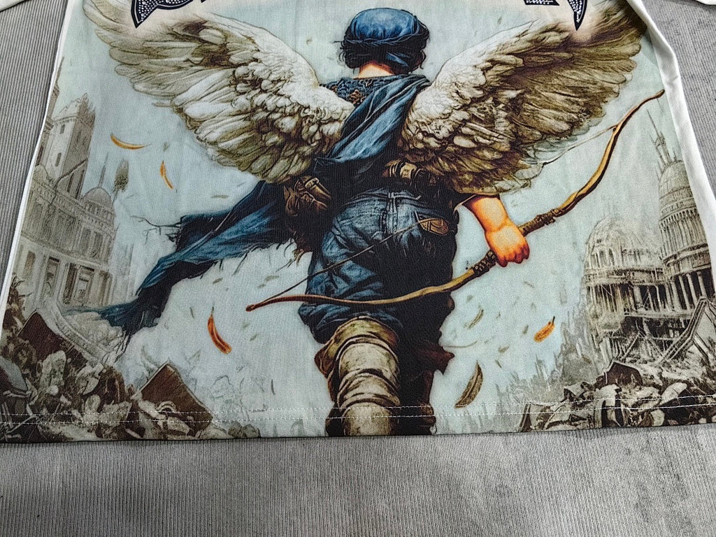 Mixed Emotion Angel Graphic Tee