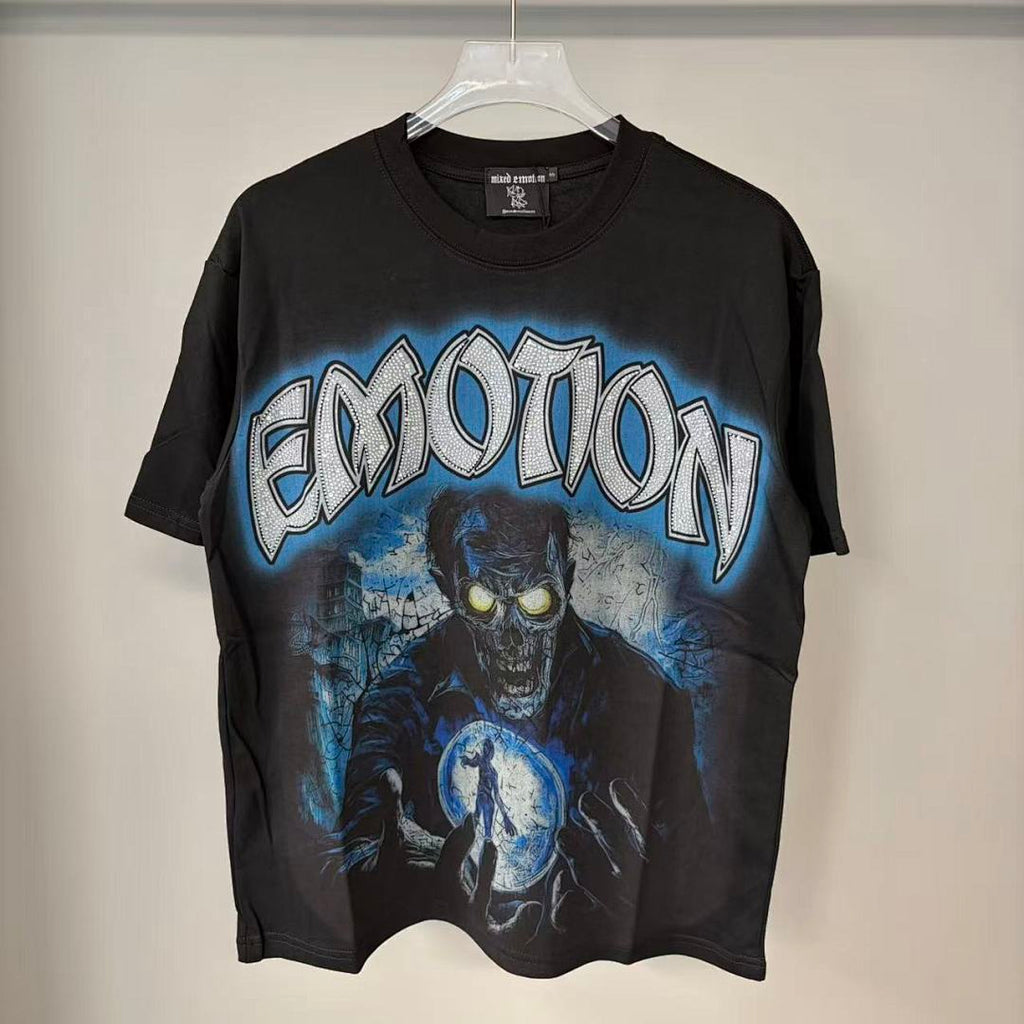 Mixed Emotion Illustrated Graphic Tee