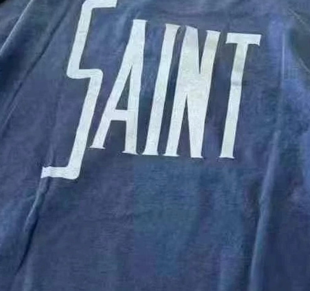Saint Michael Animated Graphic & Bold Arch Logo Sweatshirt