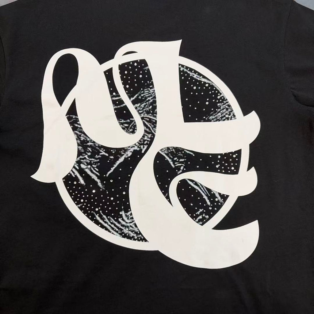 Mixed Emotion Angelic Figure Graphic Tee