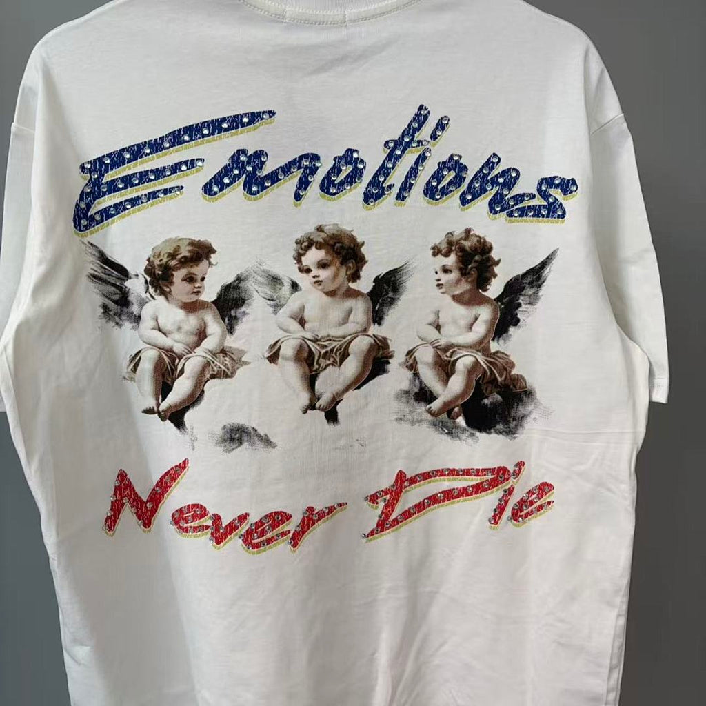 Mixed Emotion Illustrated Typography Tee