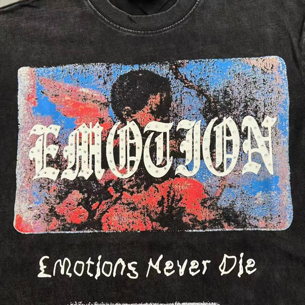 Mixed Emotion Retro Photo Graphic Tee