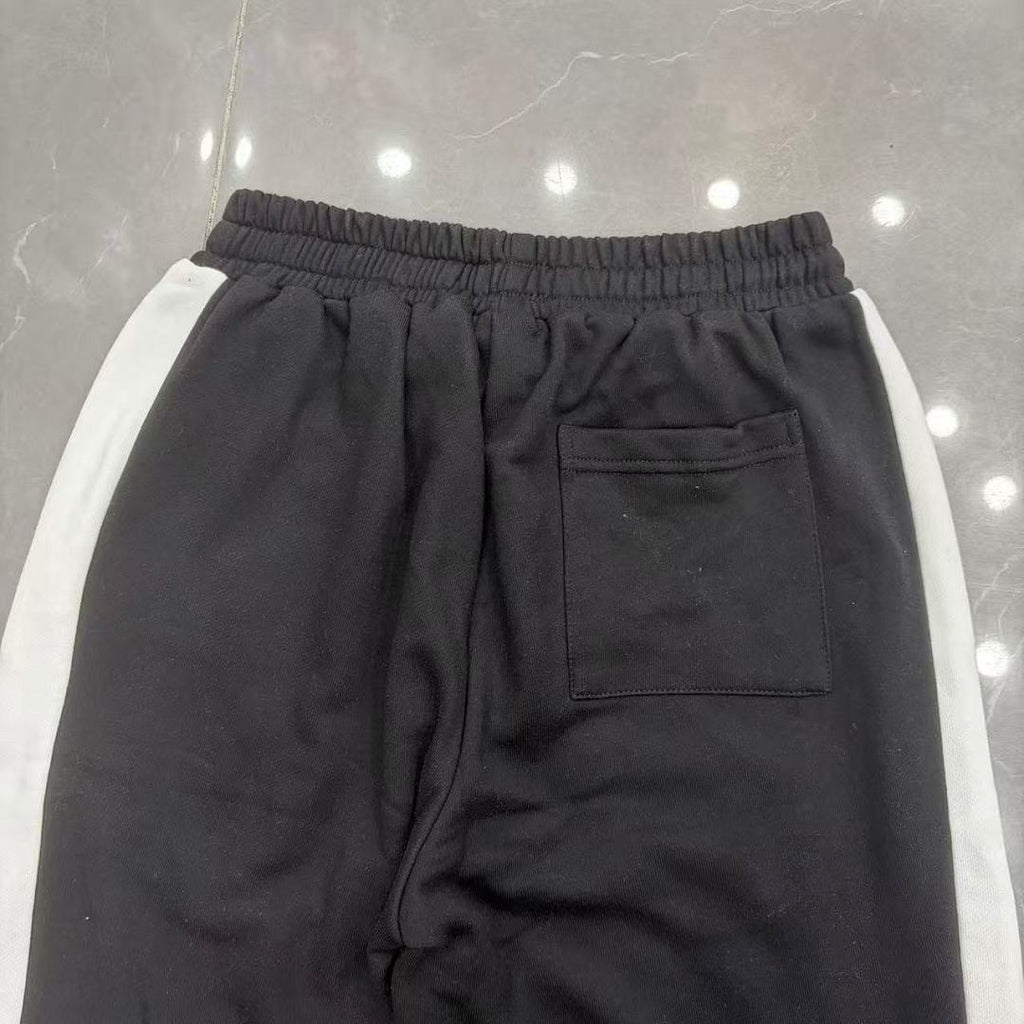 MIXED EMOTION Cross Logo Side Stripe Track Pants