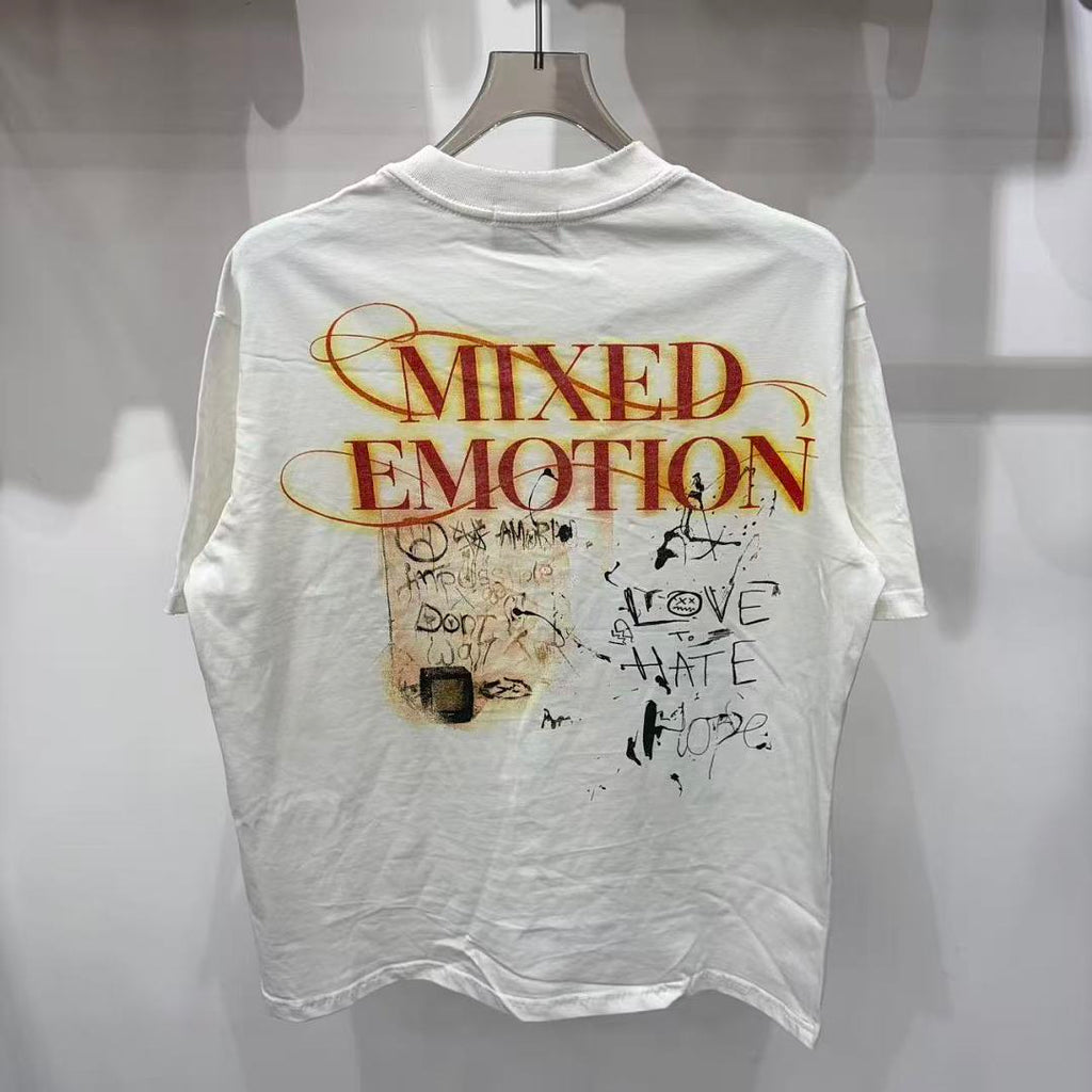 Mixed Emotion Character Graphic Tee