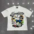 Mixed Emotion Cartoon Collage T-Shirt