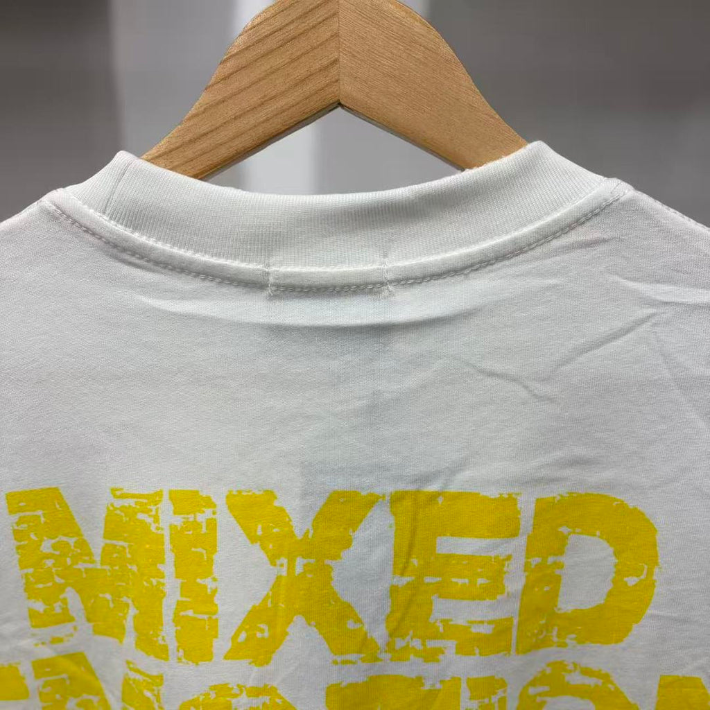 Mixed Emotion Embroidered Graphic T-Shirt