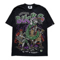 Warren Lotas Milwaukee Bucks Snake Battle T-Shirt - Black