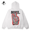 Warren Lotas Mike Red Skull Hoodie - White