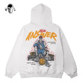 Warren Lotas The Answer Skull Hoodie - White