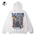 Warren Lotas Mavs Stadium Skull Hoodie - White