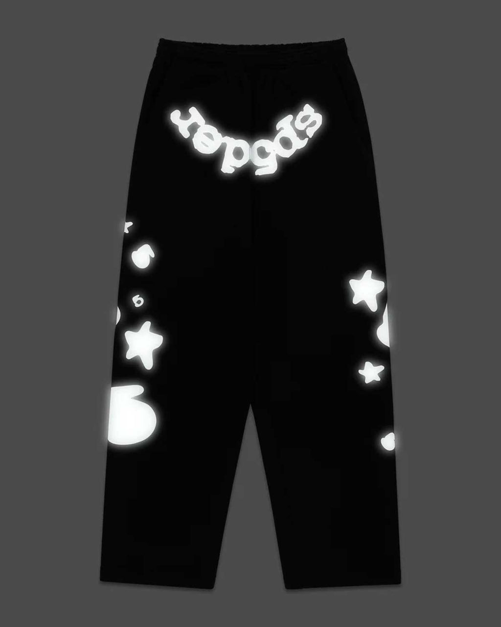 Sp5der Beluga 3M Reflective Sweatpants Black