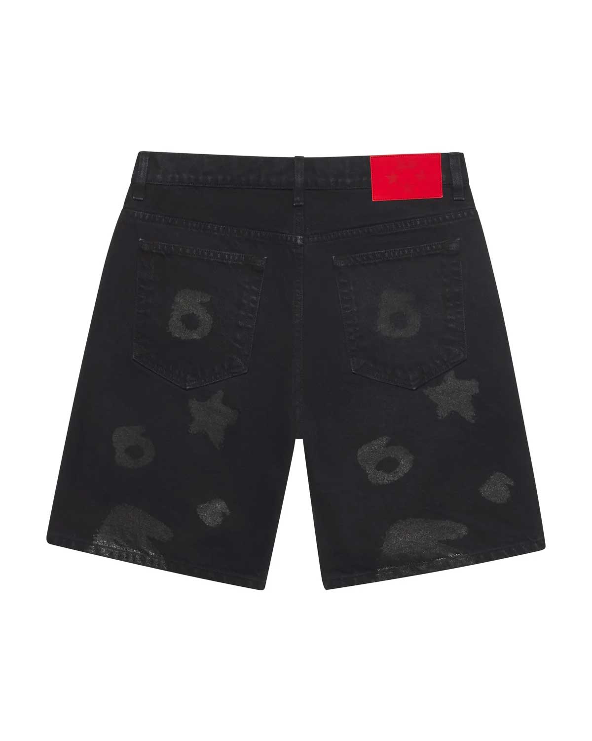 Sp5der Beluga Denim Short Black