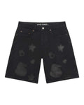 Sp5der Beluga Denim Short Black