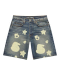 Sp5der Beluga Denim Short Indigo
