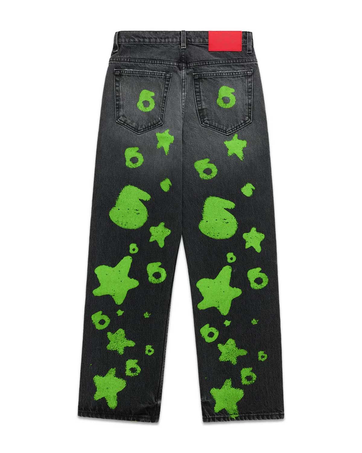 Sp5der Beluga Stamped Denim Black/Green