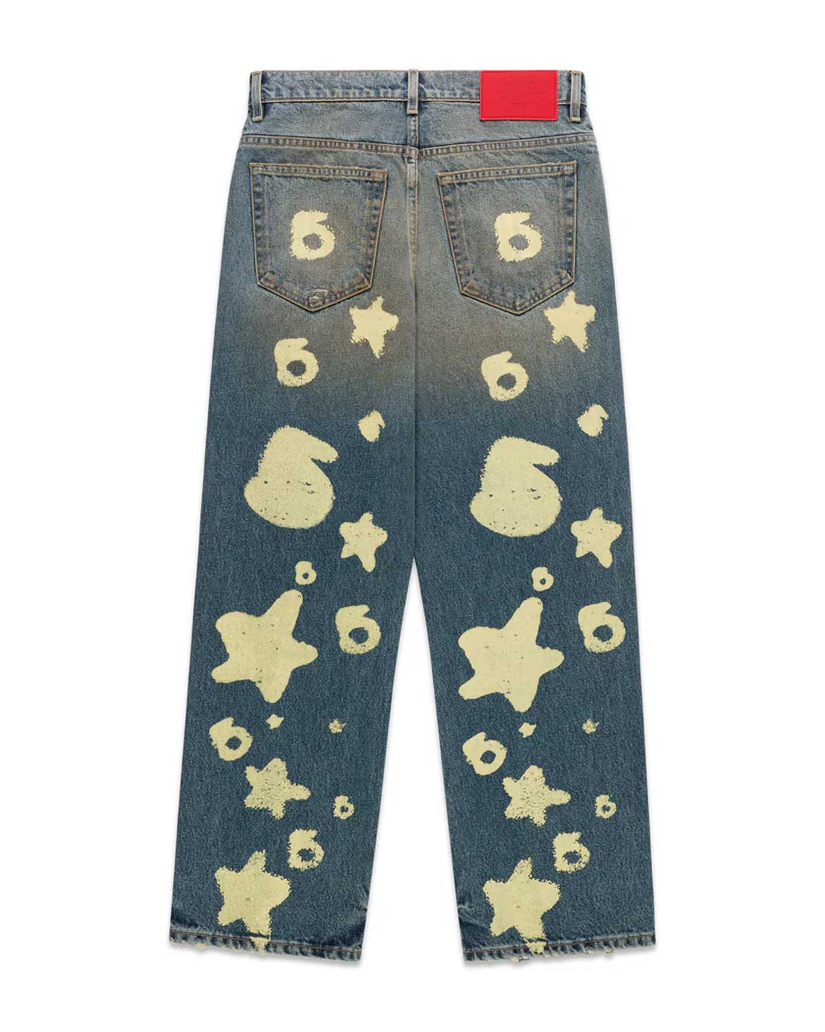 Sp5der Beluga Stamped Denim Indigo