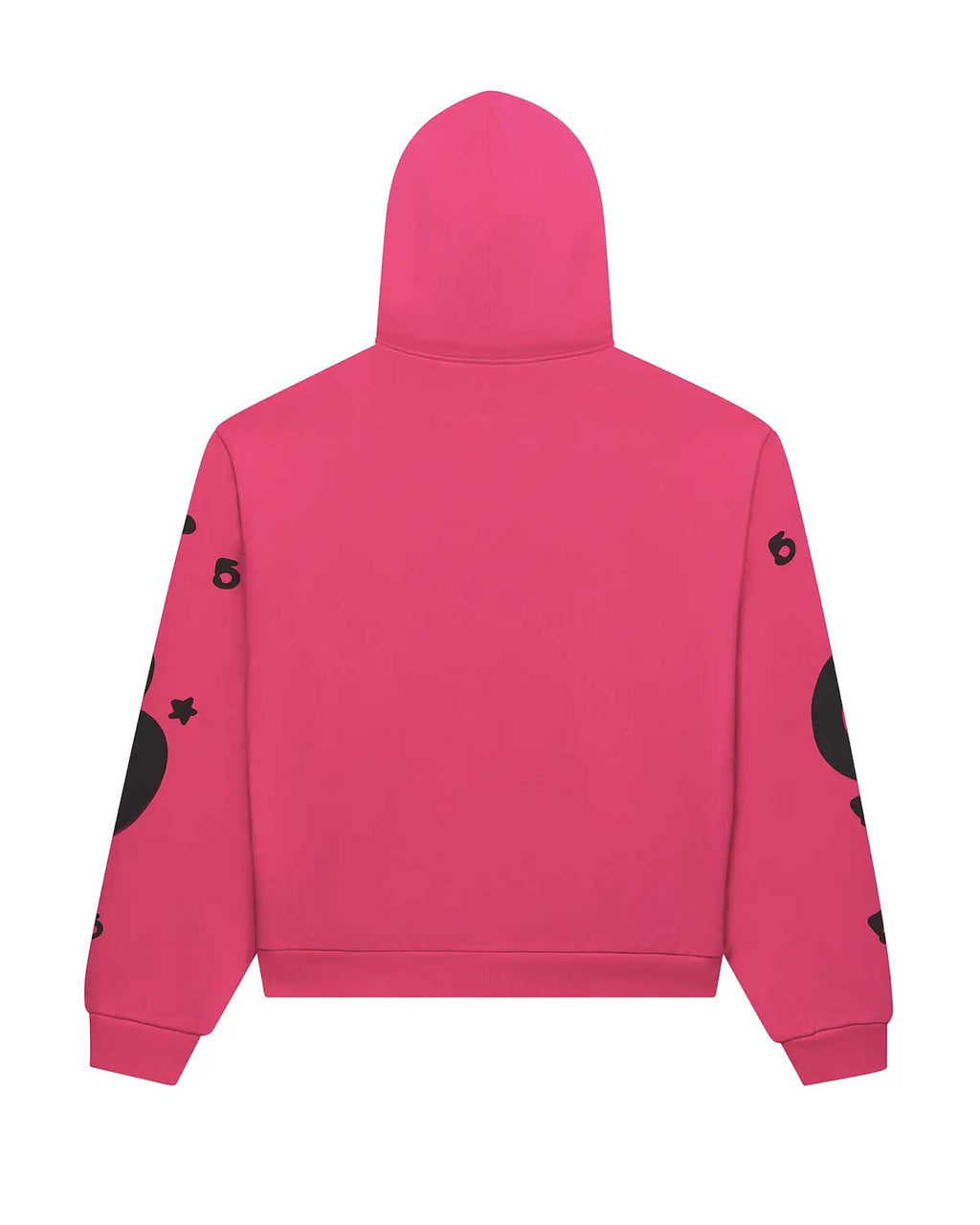 Sp5der Beluga Zip Up Hoodie Pink