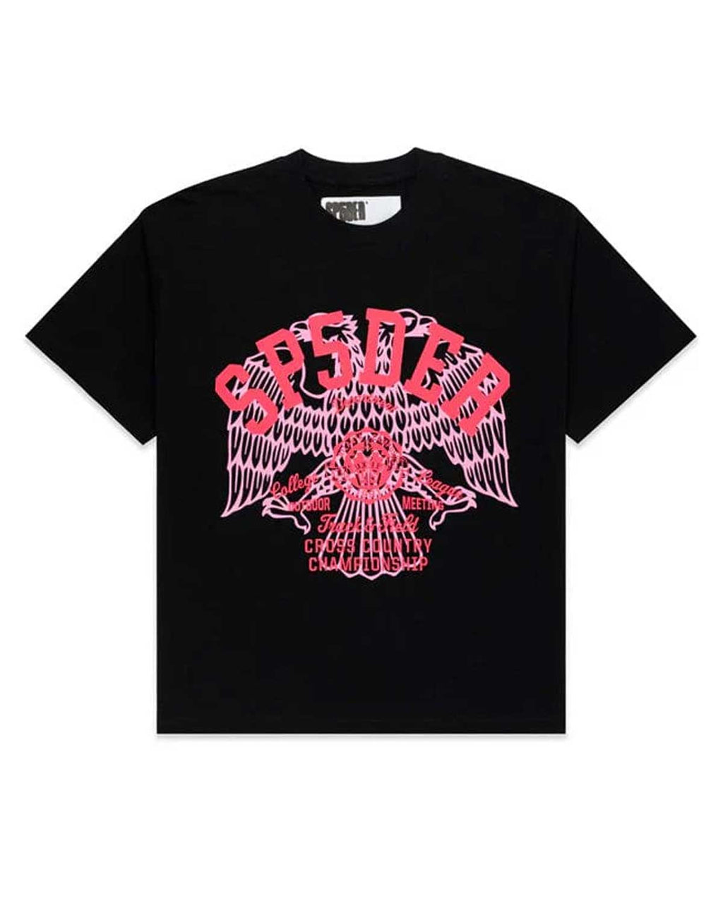 Sp5der Champions League Slub Tee Black