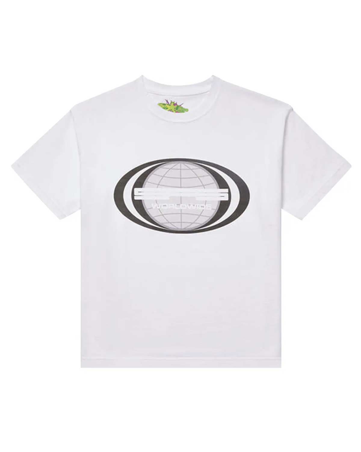 Sp5der Jumbo Globe Tee White