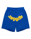 Sp5der OG Logo Sweatshorts Blue