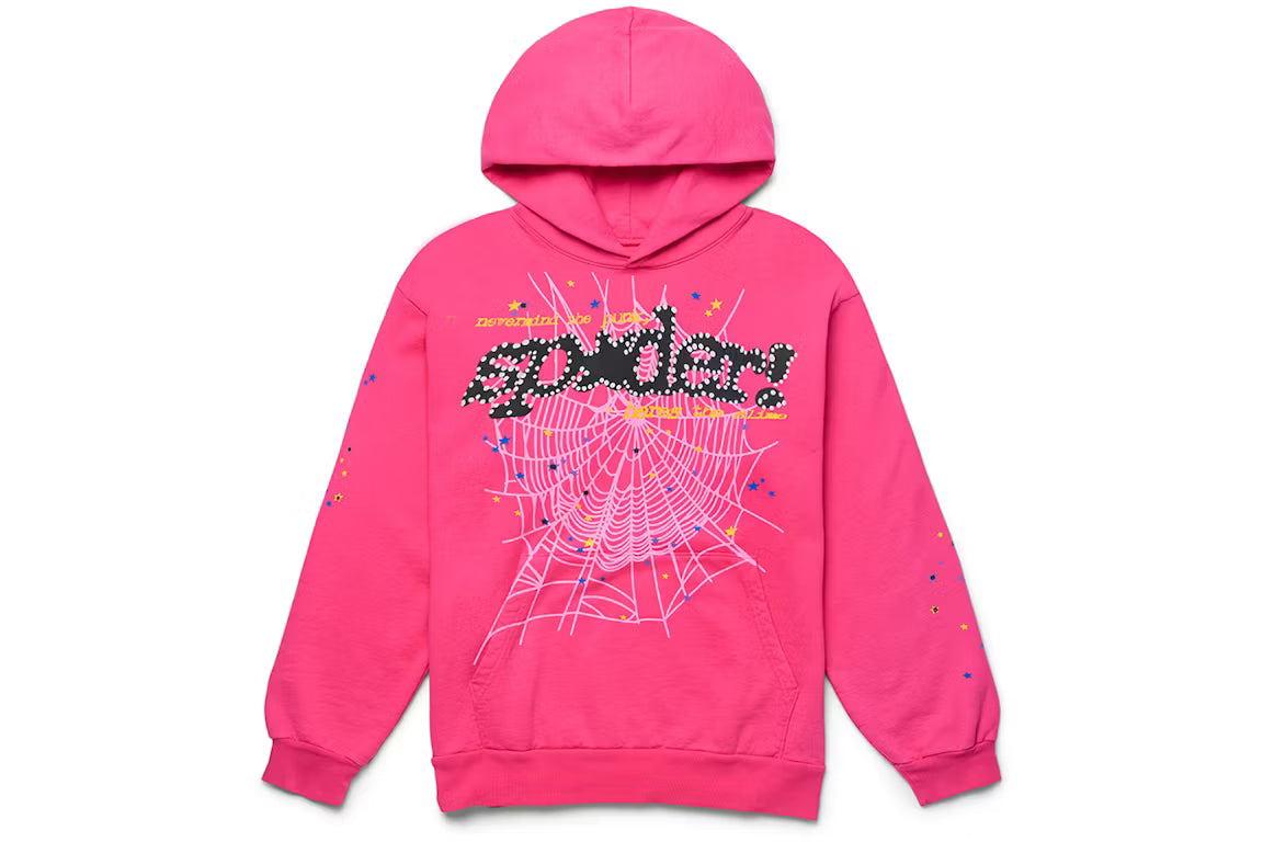 Sp5der P*NK V2 Hoodie