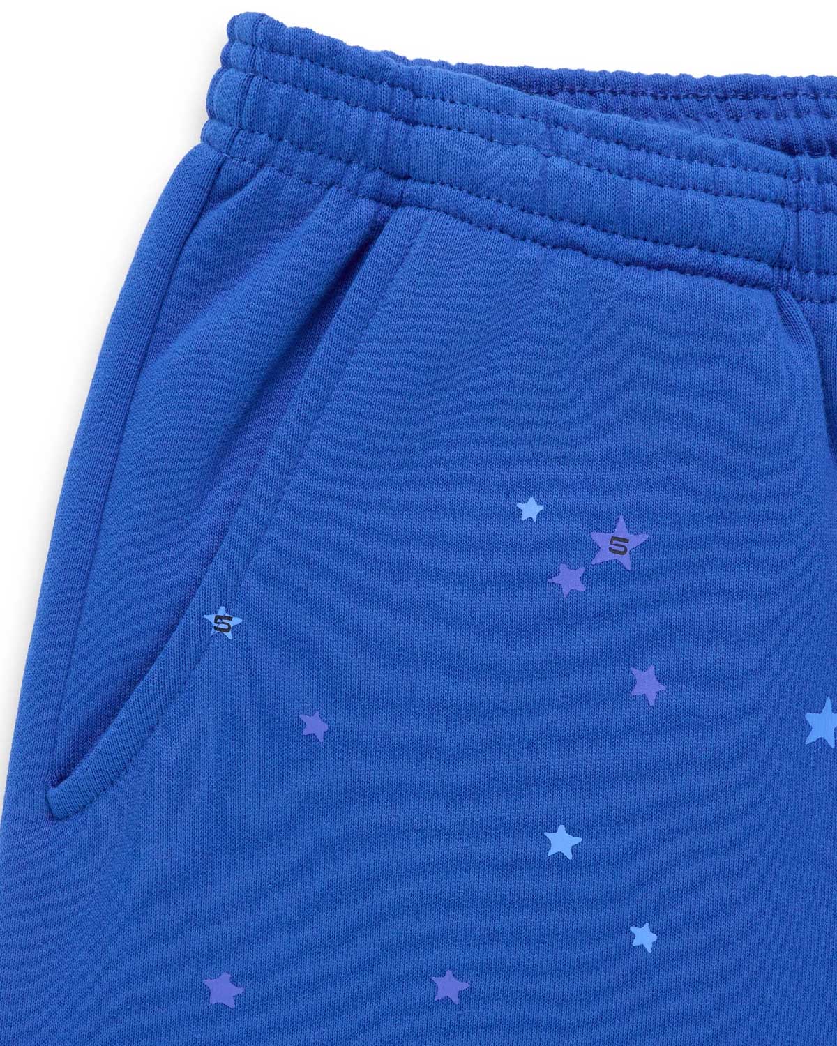 Sp5der Rhinestone Punk V2 Sweatpants Blue