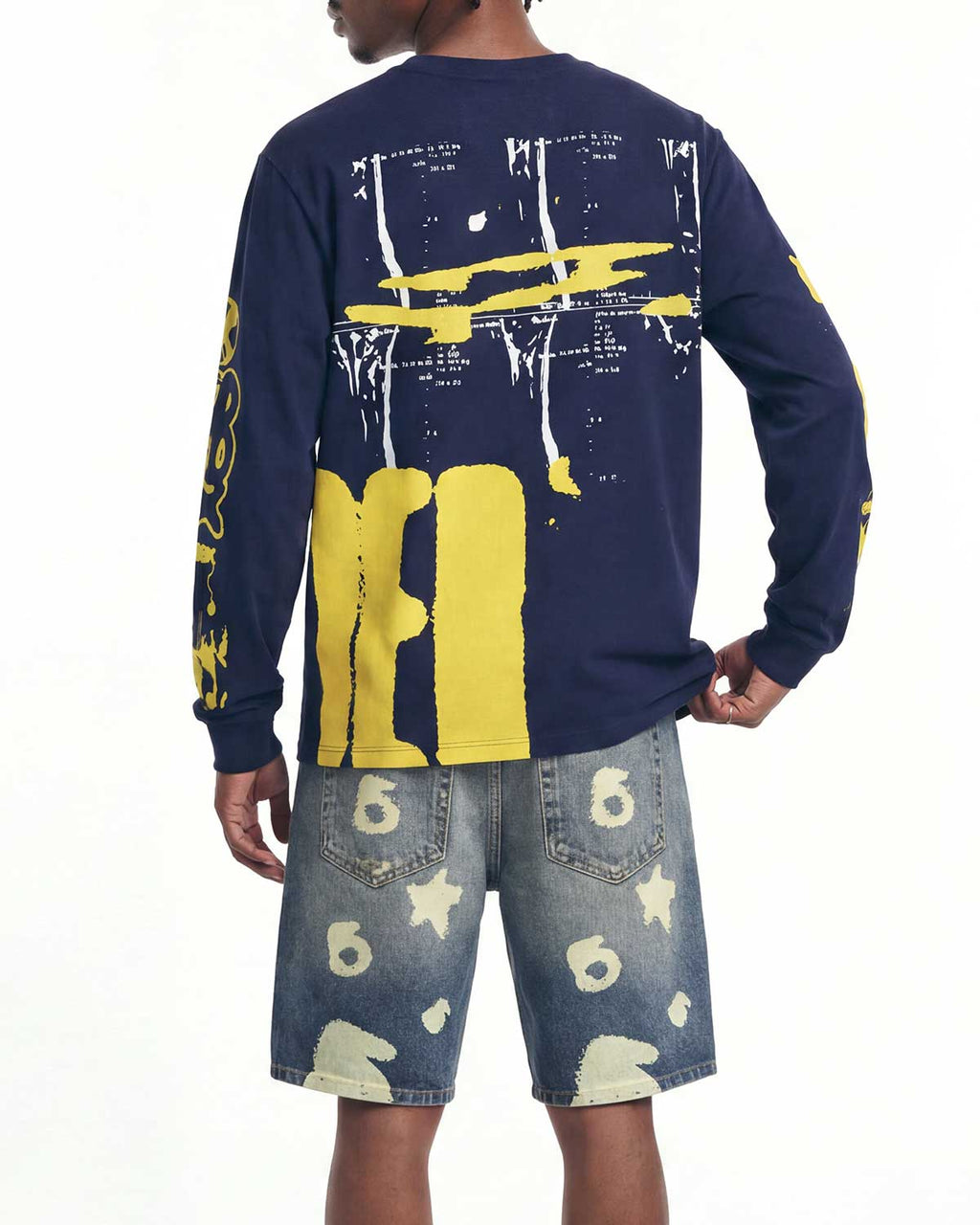 Sp5der Beluga Denim Short Indigo