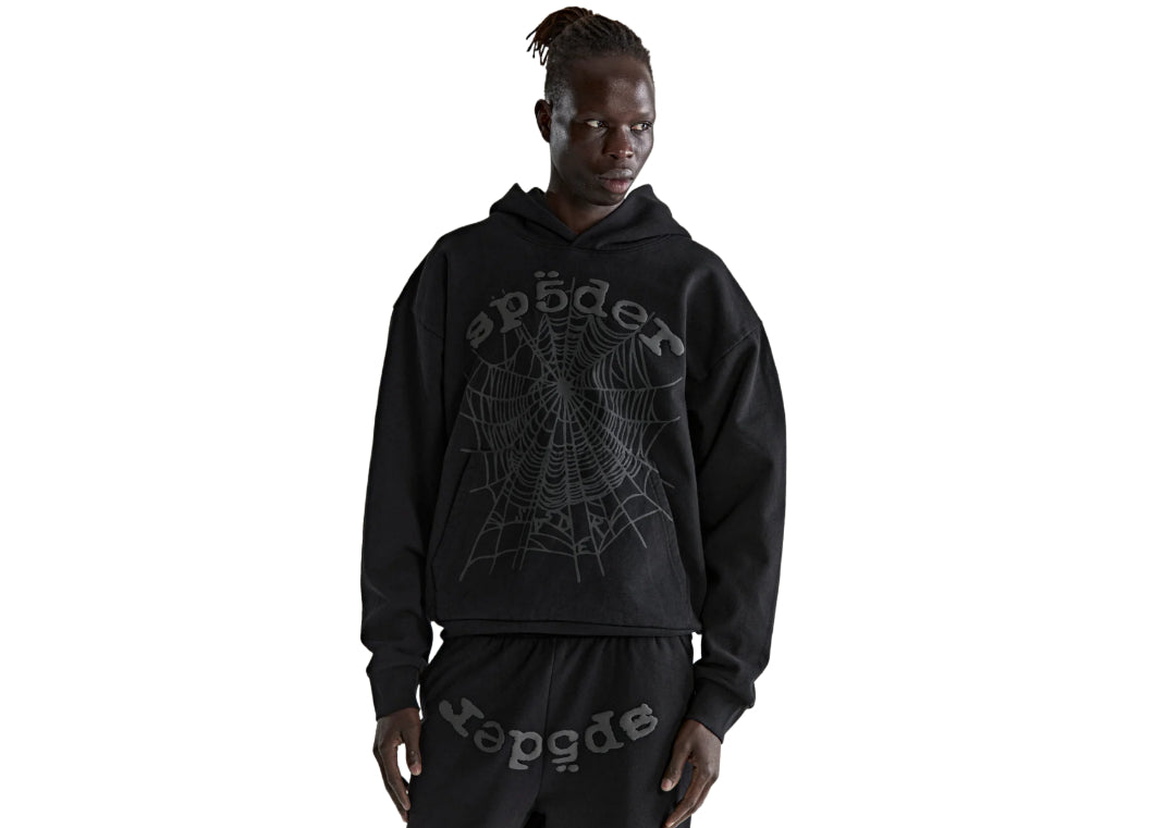 Sp5der Phantom Web Hoodie