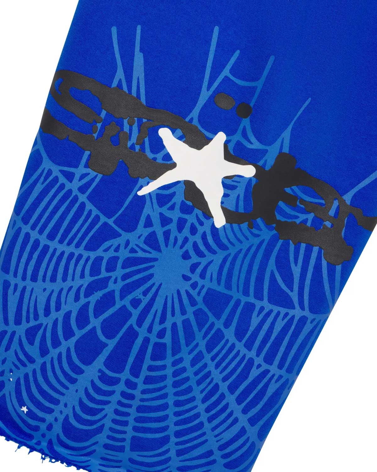 Sp5der Heavy Web Long Shorts Tory Blue