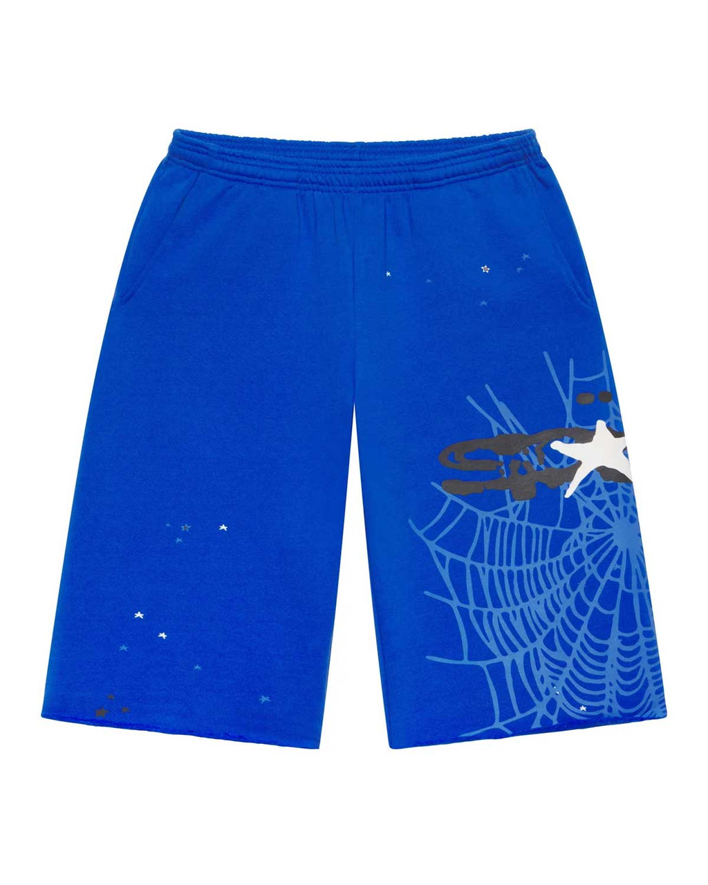 Sp5der Heavy Web Long Shorts Tory Blue