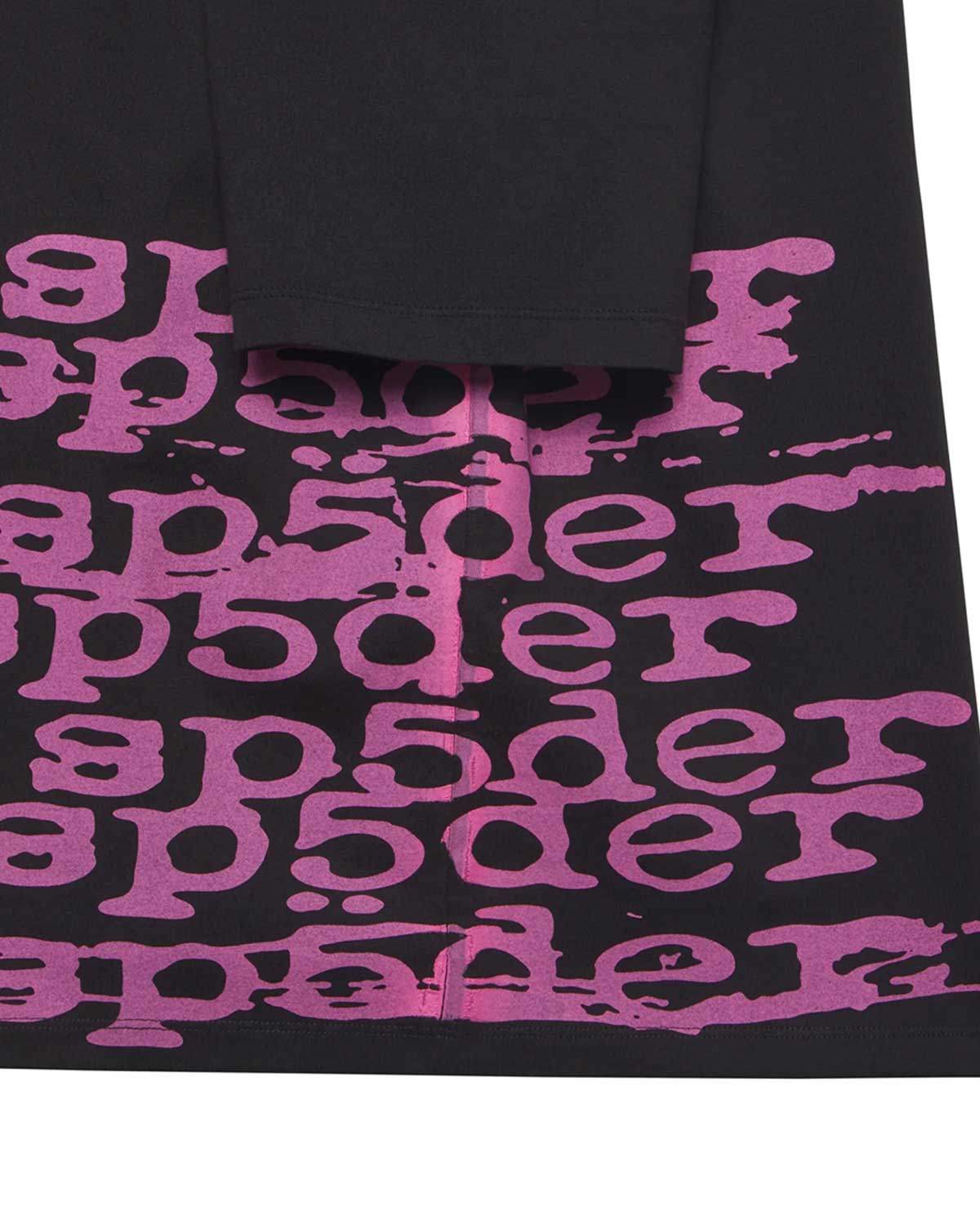 Sp5der Stacked Tee Black