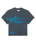Sp5der Worldwide Stutter Tee Slate Grey